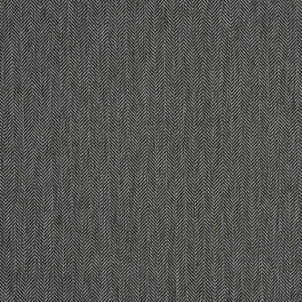 Herringbone, Graphite - Fabric Only